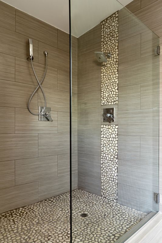 Elegant Shower with Tiles
